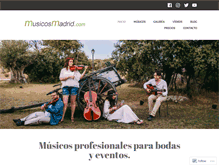 Tablet Screenshot of musicosmadrid.com